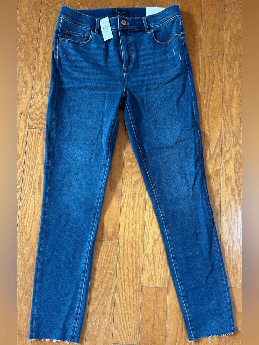 Ann Taylor Dark Blue Skinny Jeans